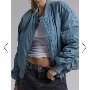 BDG Teal Bomber Jacket for Women